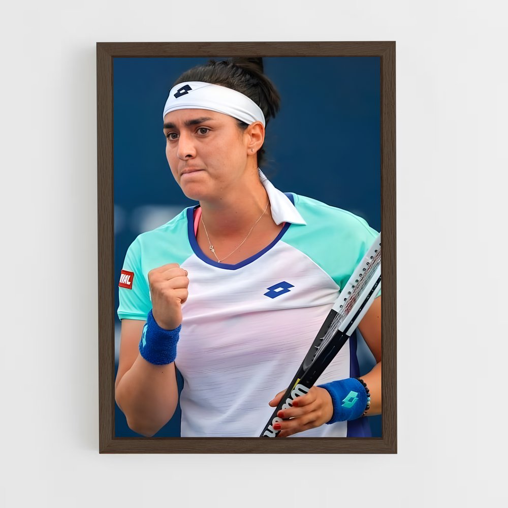 Poster jabeur de court – affiche Tennis (vue 5)